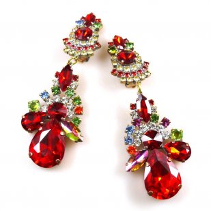 Parisienne Bloom Earrings Clips ~ Summer*