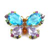 Butterfly Multicolor Brooch ~ #6