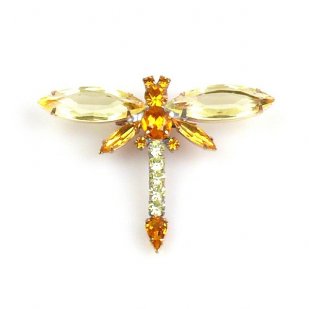 Dragonfly Navette #1 ~ Yellow Jonquil