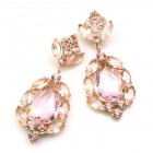 Sonatine Earrrings for Pierced Ears ~ Pink