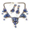 Hold On To Love Necklace Set ~ Blue