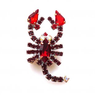 Scorpion Mini Pin ~ Red*