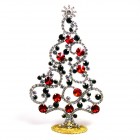 Xmas Tree 17cm Waves and Rondelles ~ Red Emerald*
