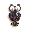 Owl Pin Medium ~ Purple*