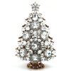 Extra Tall Huge 3 Dimensional Xmas Tree ~ Clear Crystal