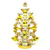 18cm Xmas Tree Decoration Navettes ~ Yellow Clear*