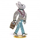 Walking Bunny Easter Standing Decoration Large (1)*