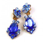 Mythique Clips-on Earrings ~ Blue