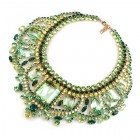 Enchanted Necklace Green Tones ~ Extra Big