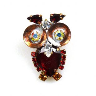 Owl Small ~ Red