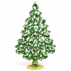 Xmas Teardrops Tree Decoration 20cm ~ Peridot Green*