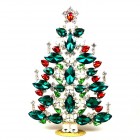2022 Xmas Tree Decoration 21cm Navettes ~ Emerald Red Clear*