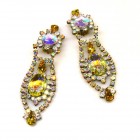 Moonglow Earrings Clips ~ Extra Yellow*