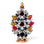 2024 Huge Xmas Tree Decoration 21cm ~ Extra Red Fuchsia Blue*
