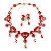 Archimedes Necklace Set ~ Red