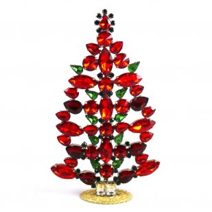 18cm Xmas Tree Decoration Navettes ~ Red Green*