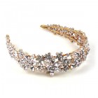 Forget-Me-Not Headband Tiara ~ Clear Crystal