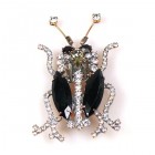 Longhorn Beetle Pin ~ Black