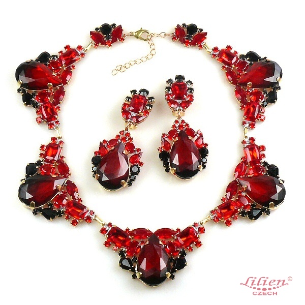 Red /& Black Jewelry Set
