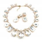 Effervescence Necklace Set ~ Clear Crystal