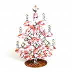 Xmas Tree Standing Decoration #15 ~ Pink Clear*