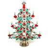 13 Inches Giant Xmas Tree with Octagons ~ Emerald Clear Red