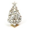3 Dimensional Large Xmas Tree Decoration ~ Clear Crystal