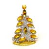 Xmas Navette Standing Tree ~ Yellow Clear*