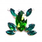 Little Frog Pin / Pendant / Button ~ Green*