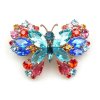Multicolor Butterfly ~ Barrette Hairclip #4