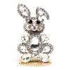 Bunny Stand Up Decoration Medium ~ Clear Crystal