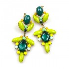 Sweetness Earrings Pierced ~ Green Yellow*