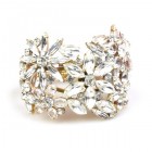 True Love ~ Clamper Bracelet ~ Clear Crystal