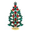 18cm Xmas Tree Decoration Navettes ~ Emerald Red Green*