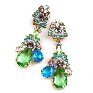Parisienne Bloom Earrings Clips ~ Spring