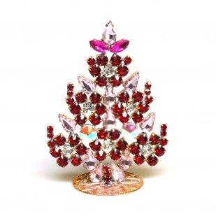 Xmas Tree Standing Decoration #04 ~ Pink Red Clear*