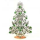 2024 Xmas Tree Decoration 20cm Ovals ~ Green Clear*