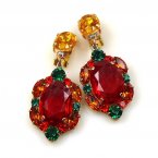 Ballade Earrings Clips ~ Multicolor