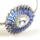Crystal Eye ~ Headband Tiara ~ Blue with Crystal