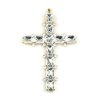 Cross ~ Clear Crystal Large Pendant