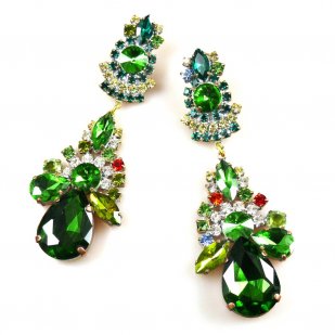 Parisienne Bloom Earrings Pierced ~ Autumn*