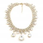 Raindrops Necklace ~ Clear Crystal