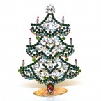 Multicolor Standing Xmas Tree Decoration 17cm ~ #03*