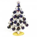 Xmas Teardrops Tree Standing Decoration 15cm ~ Extra Purple*