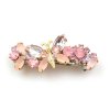 Barrette Clip with Butterfly ~ Pink Rose