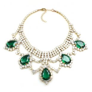 Mystery Necklace ~ Crystal Emerald