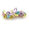 Barrette Clip with Butterfly ~ Multicolor with Violet