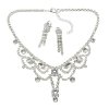 Judith Set Clear Crystal ~ Silver Plated Judith Set Clear Crystal ~ Silver Plated