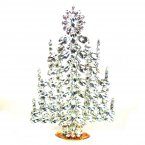 31 cm XXL Xmas Tree Table Decoration ~ Clear Crystal*