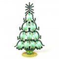Standing Xmas Tree with Ovals 17cm ~ Mint Green Emerald*